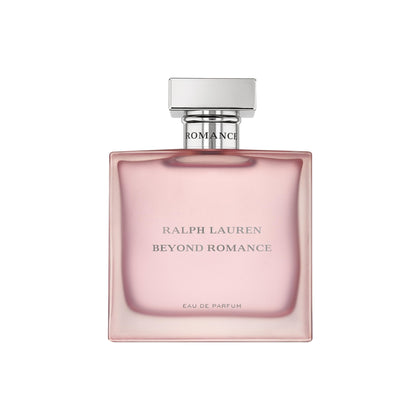Flacon de l'Eau de Parfum Beyond Romance de RALPH LAUREN, modèle rose givré