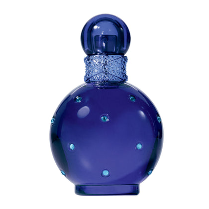 Flacon de l'Eau de Parfum Midnight Fantasy de Britney Spears, 50ml, bleu nuit