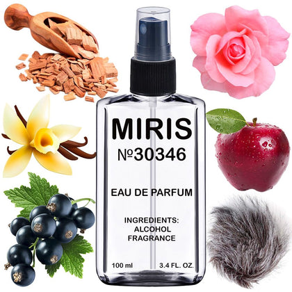 Flacon de l'Eau de Parfum MIRIS 100 ml vue avant avec bouchon