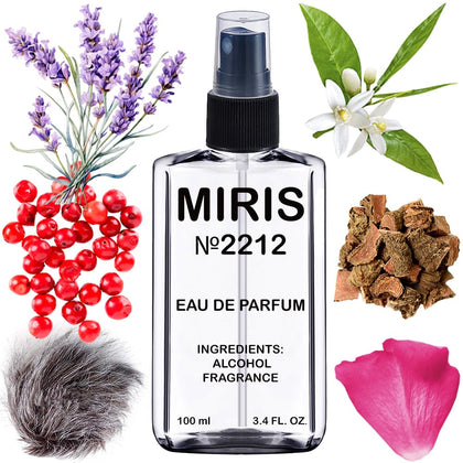 Flacon de l'Eau de Parfum MIRIS No. 2212 100 ml en vue de face