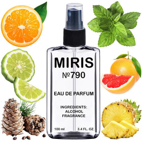 Flacon de l'Eau de Parfum MIRIS No. 790 100 ml vue de face