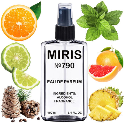 Flacon de l'Eau de Parfum MIRIS No. 790 100 ml vue de face