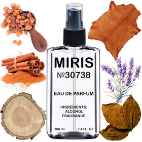 Flacon de l'Eau de Parfum MIRIS pour Homme 100 ml face