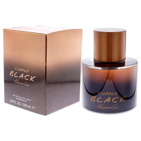 Flacon de l'Eau de Toilette Copper Black Kenneth Cole avec son packaging