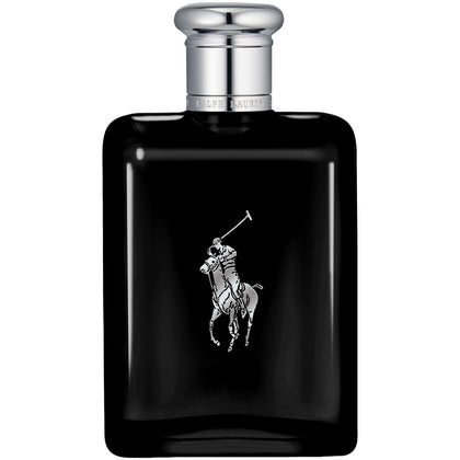 Flacon de l'Eau de Toilette Polo Black de RALPH LAUREN FRAGRANCES, 200ml, vue de face