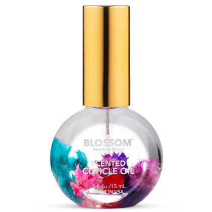 Flacon de l'huile à cuticules Blossom 15 ml avec fleurs infusées