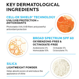 Flacon de La Roche-Posay Anthelios SPF 60 avec étiquette