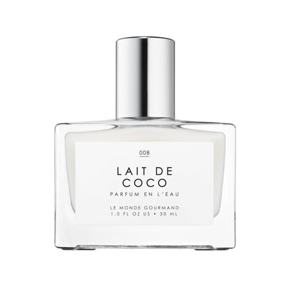 Flacon de Lait de Coco Eau de Parfum 30 ml de Le Monde Gourmand
