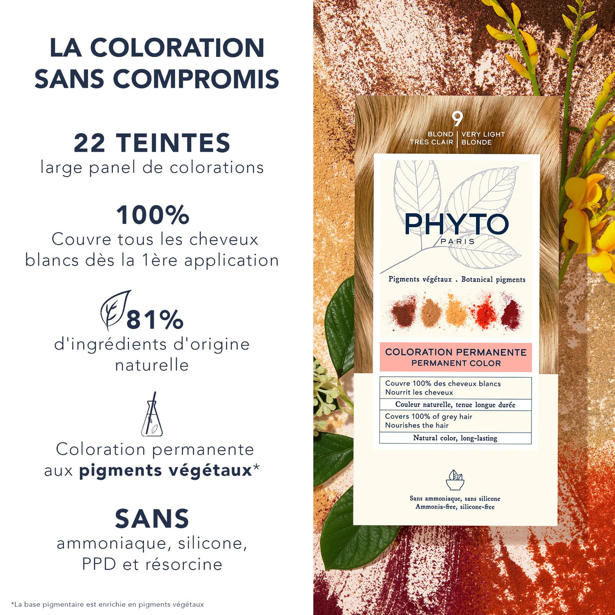 Flacon de lait développeur de 50 ml pour PHYTO Phytocolor