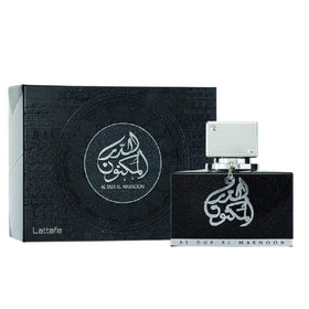 Flacon de Lattafa Al Dur Al Maknoon Silver Eau de Parfum 100 ML face avant