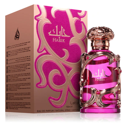 Flacon de Lattafa Habik Eau de Parfum Femme 100 ml vue de face