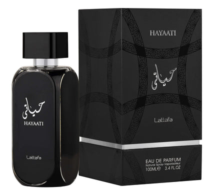 Flacon de Lattafa Hayaati Eau de Parfum pour Homme 100 ml vue avant