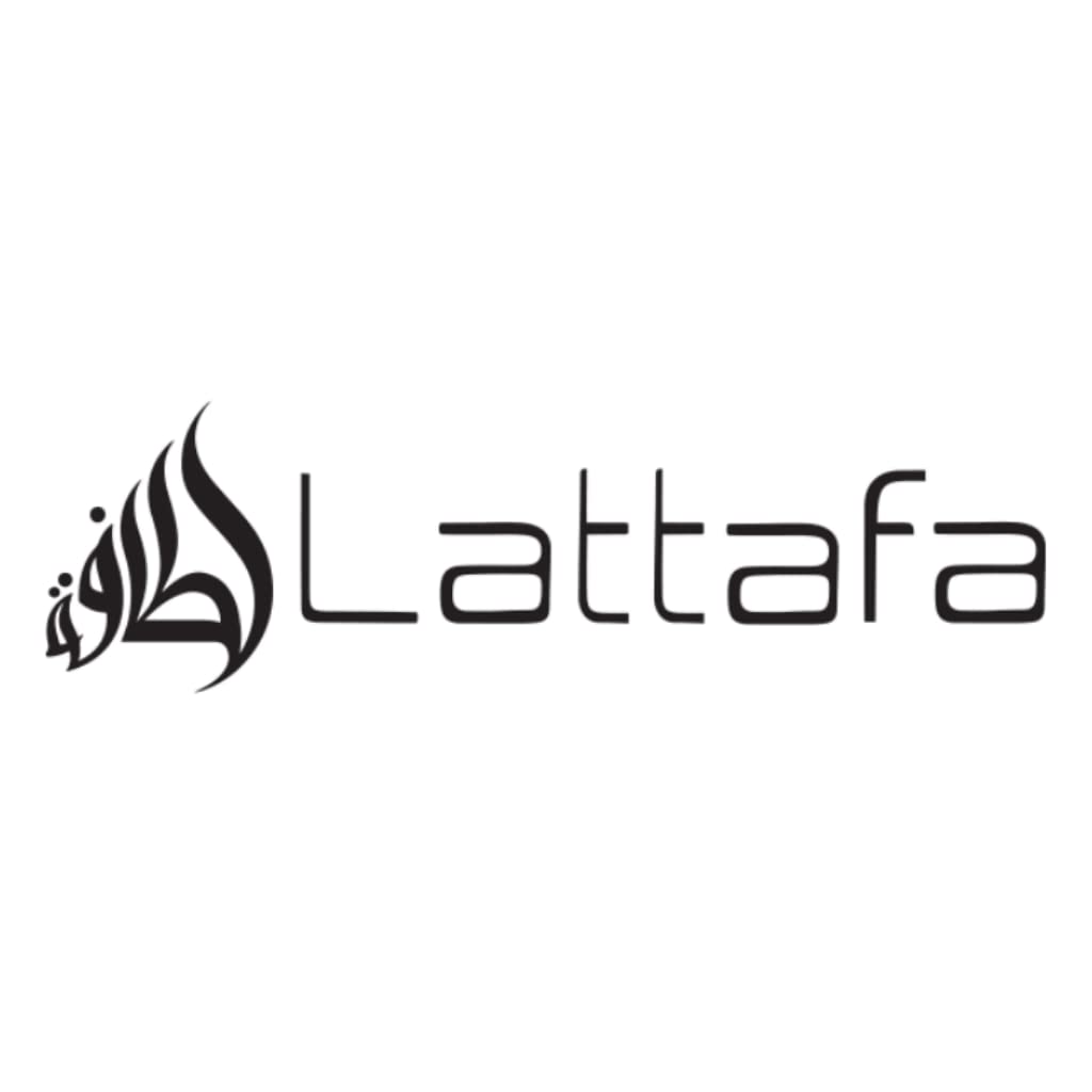 Flacon de Lattafa Oud Mood Reminiscence sur une table de maquillage