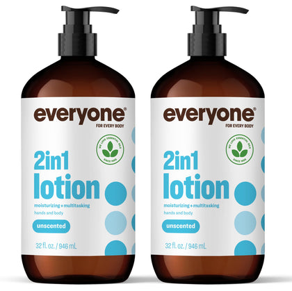 Flacon de lotion 2-en-1 everyone 2 x 946 ml face avant