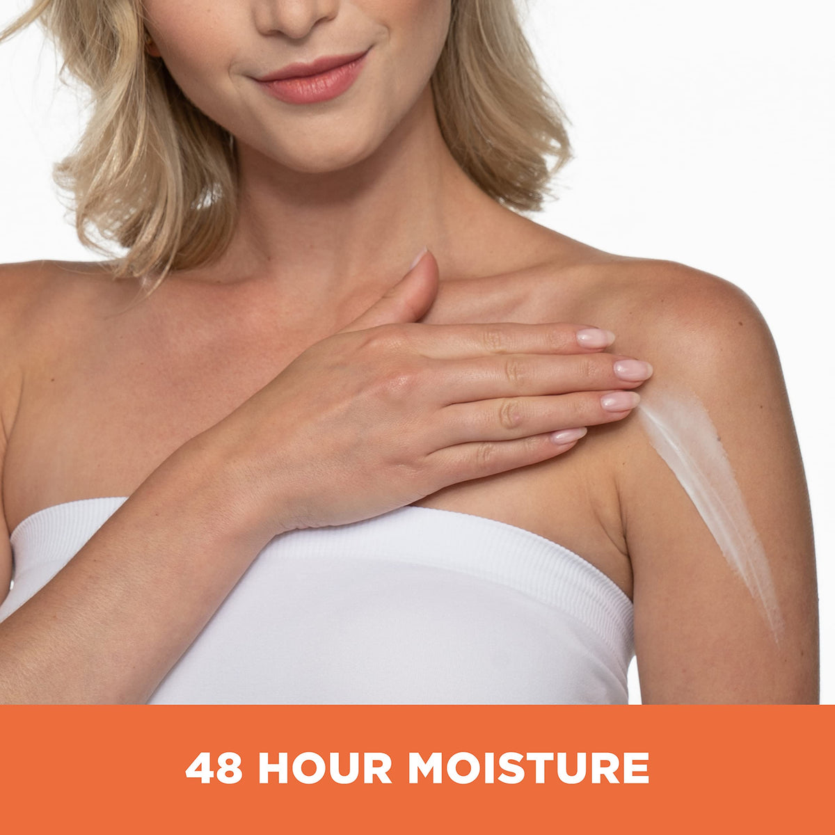 Flacon de lotion corporelle Palmer's au beurre de karité sur fond neutre