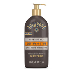 Flacon de lotion Gold Bond pour hommes 14,5 oz avec pompe