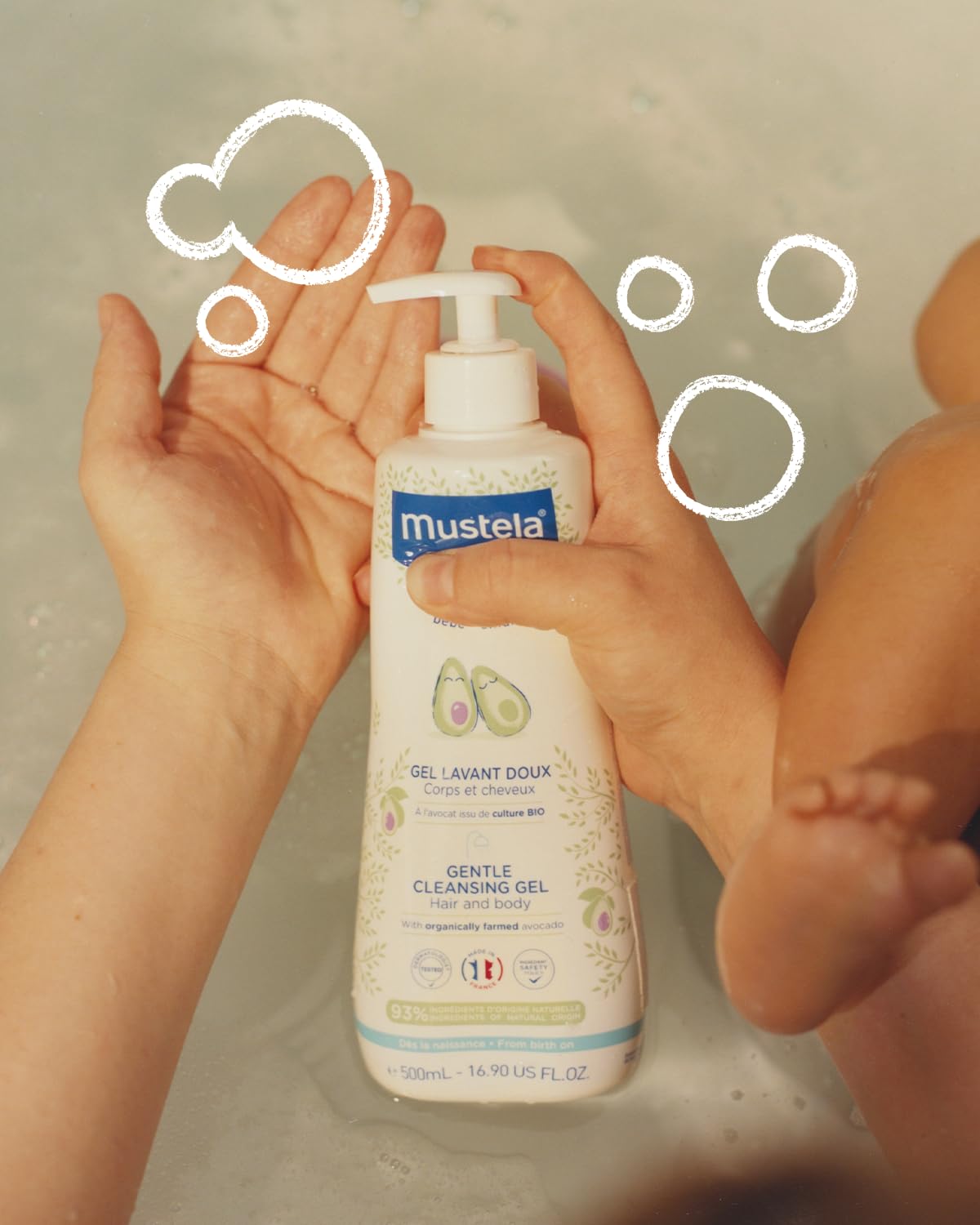 Flacon de Lotion Hydra Bébé de 1,69 Fl Oz