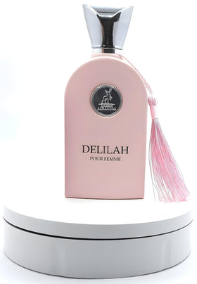 Flacon de Maison Alhambra Delilah Eau de Parfum 100ml avec étiquette