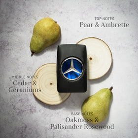 Flacon de Mercedes Benz Eau de Toilette avec bouchon en haut