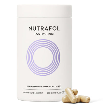 Flacon de Nutrafol Compléments Alimentaires Croissance Cheveux Postpartum vue avant