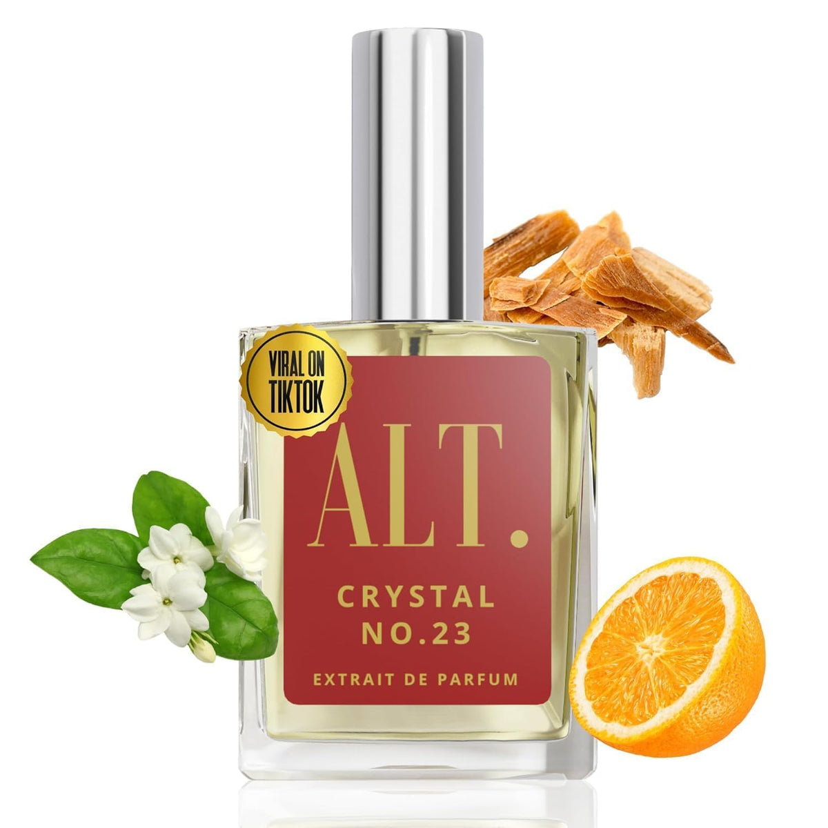 Flacon de parfum Crystal No. 23 ALT. FRAGRANCES 60ml vue de face