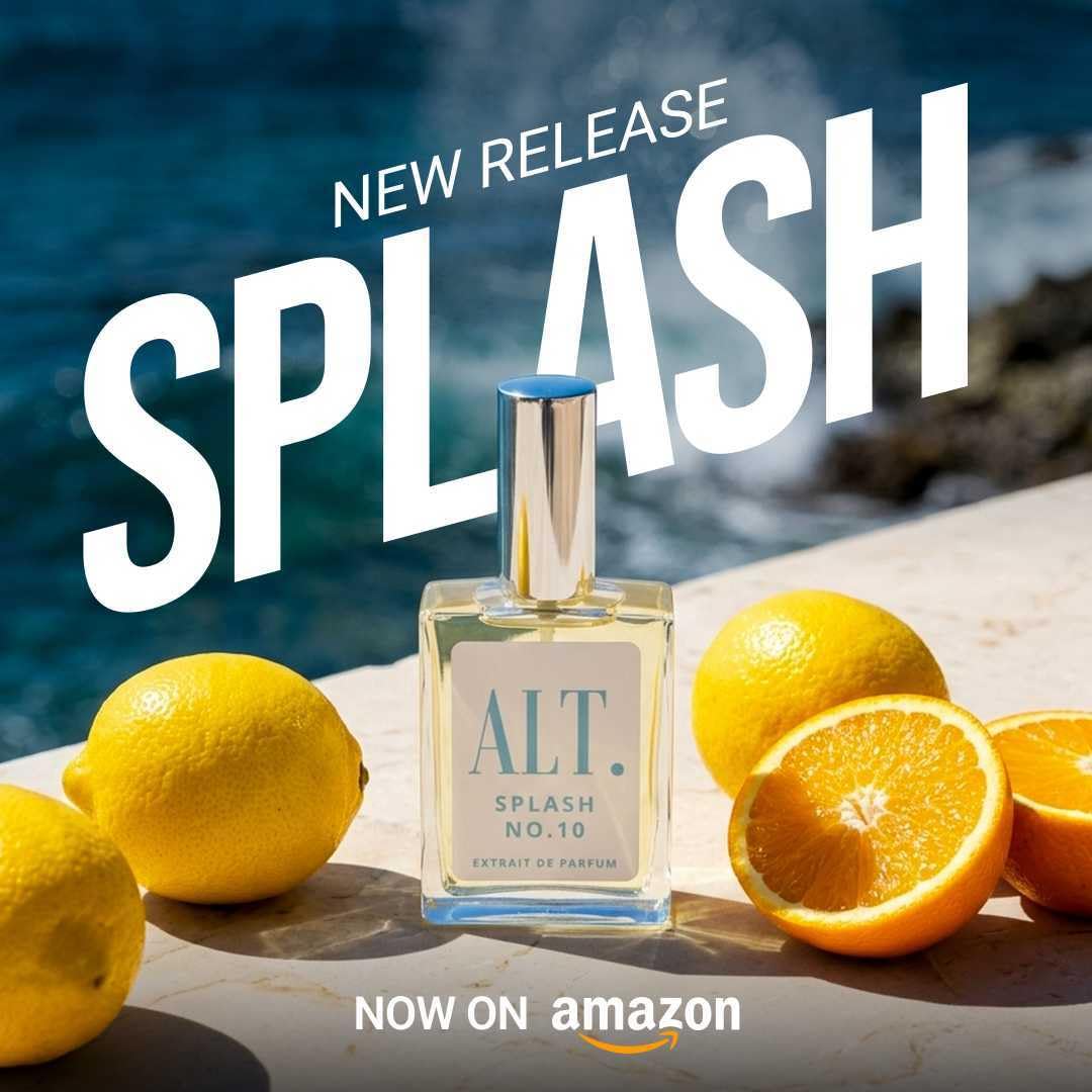 Flacon de parfum Crystal No. 23 ALT. FRAGRANCES dans un cadre élégant