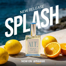 Flacon de parfum Crystal No. 23 ALT. FRAGRANCES dans un cadre élégant