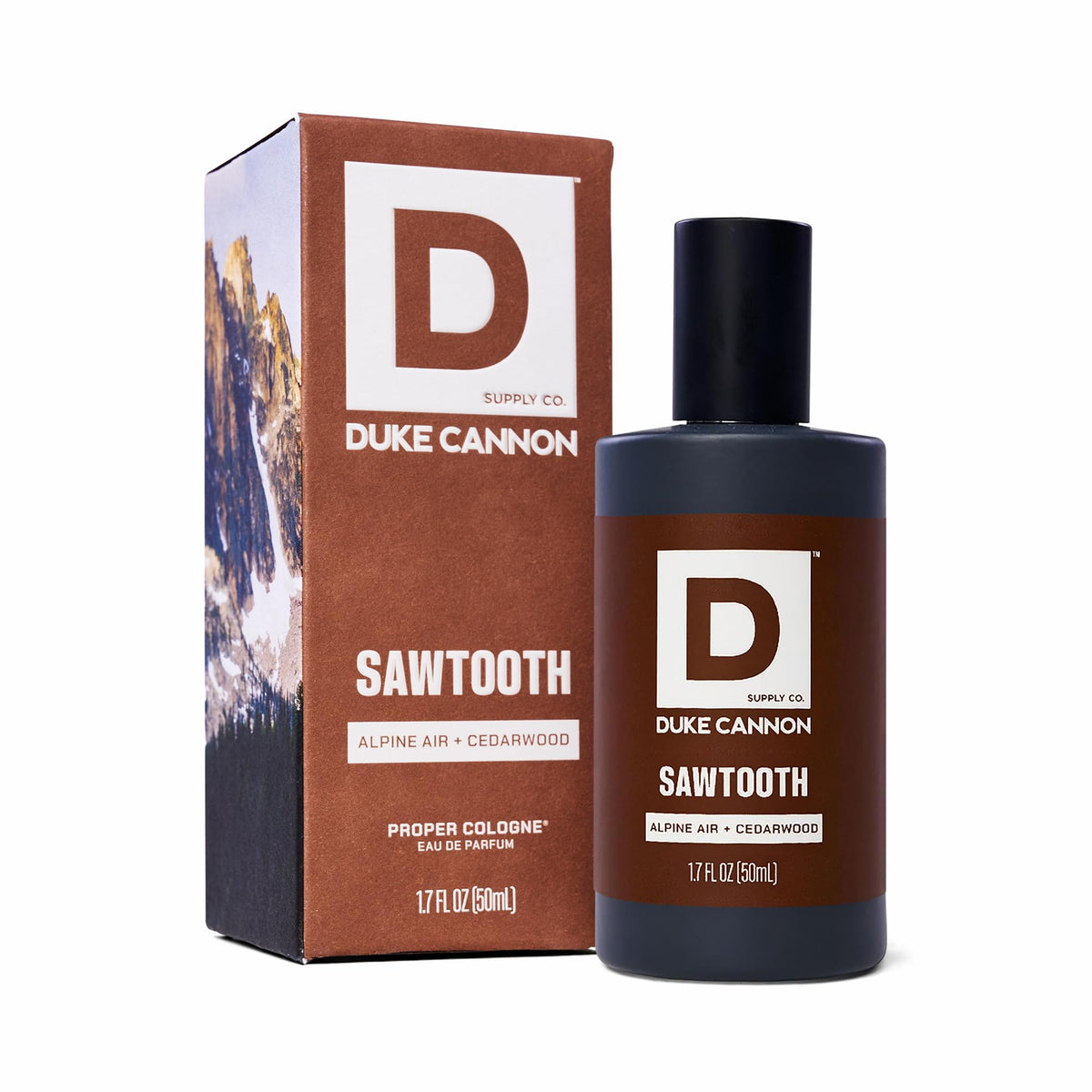 Flacon de parfum Duke Cannon Proper Cologne Sawtooth 1,7 fl oz vue de face