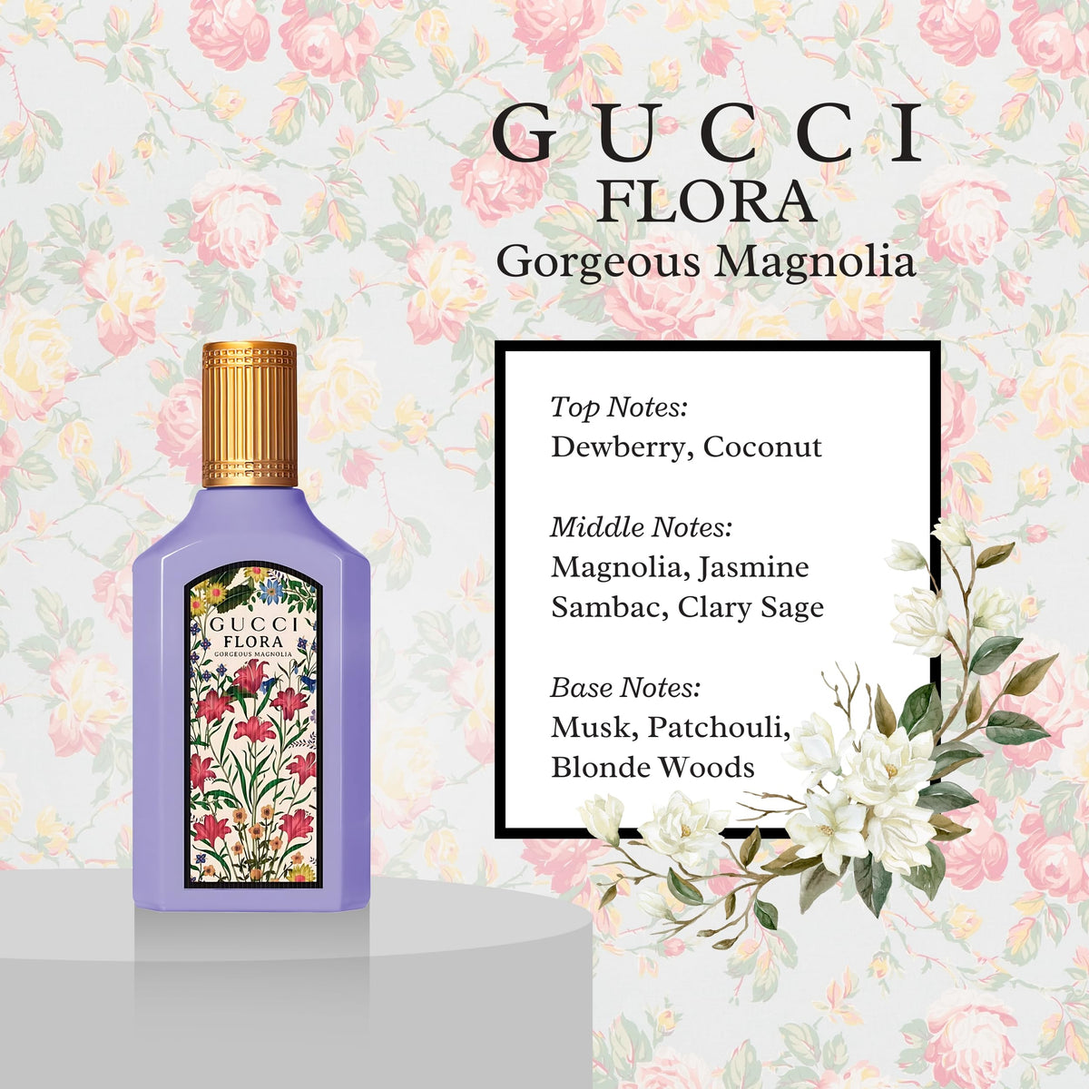 Flacon de parfum Gucci Flora Gorgeous Jasmine 0,16 oz