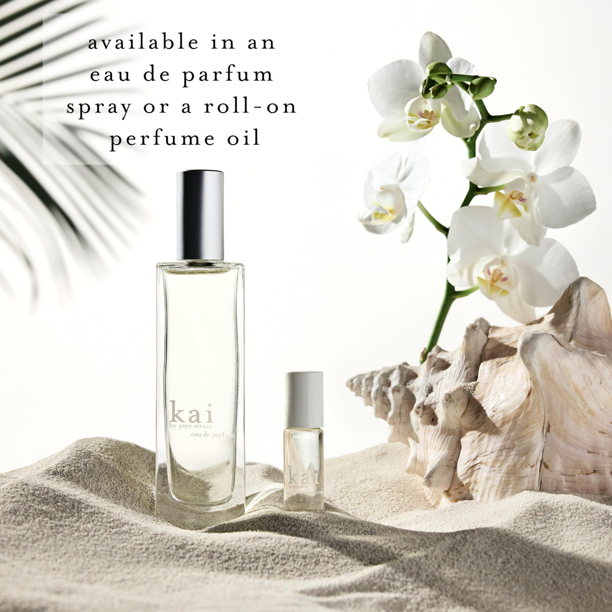 Flacon de parfum huile kai à la gardénia avec son emballage