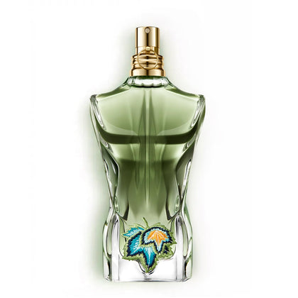 Flacon de parfum Jean Paul Gaultier Le Beau Paradise Garden 75ml en verre émeraude