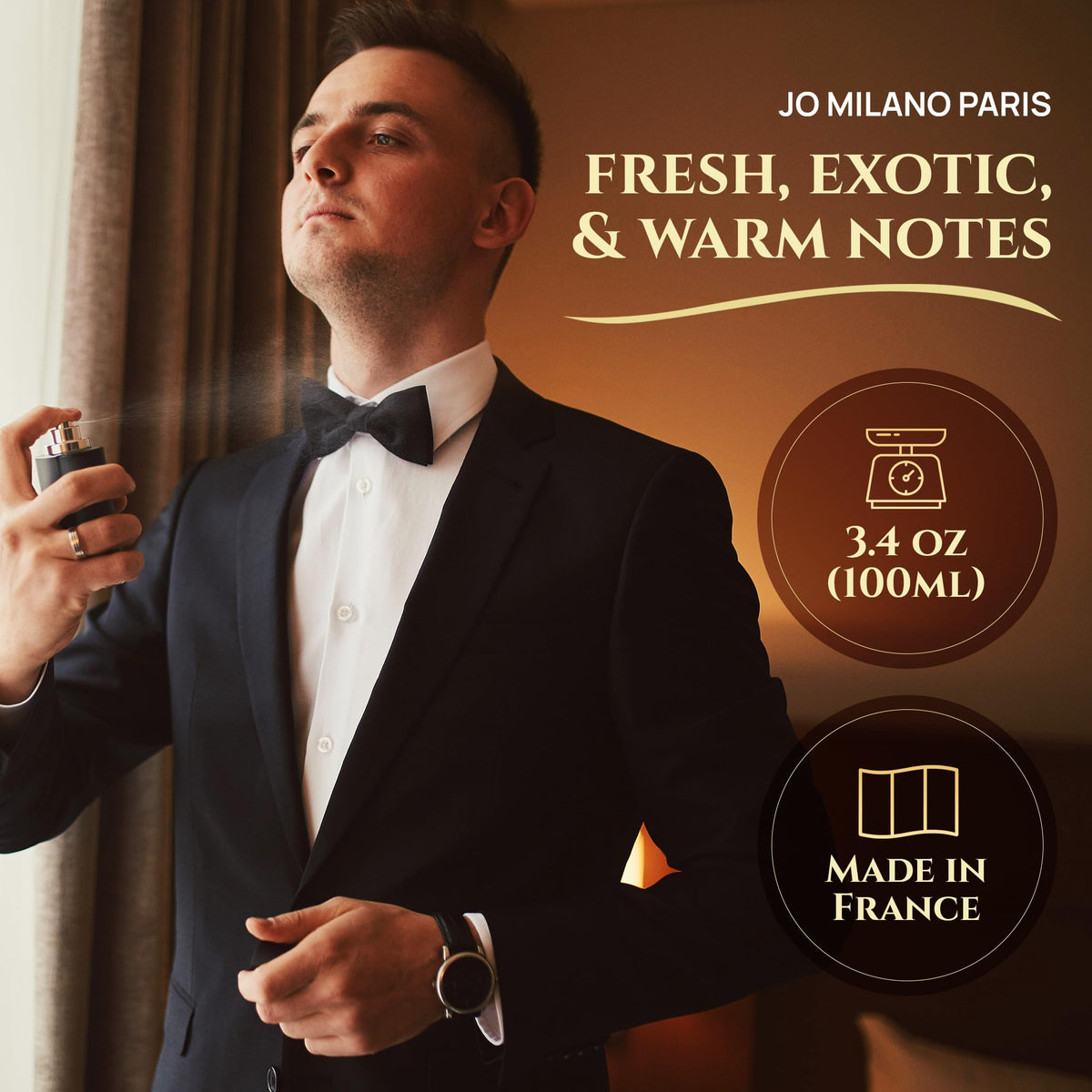 Flacon de parfum Jo Milano Roll It 7 avec étiquette