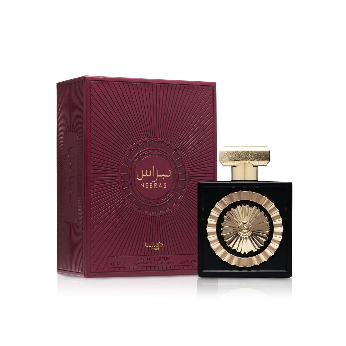 Flacon de parfum Lattafa Nebras 100 ml avec packaging