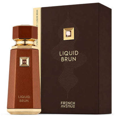 Flacon de parfum Liquid Brun 100ml de French Avenue vue de face