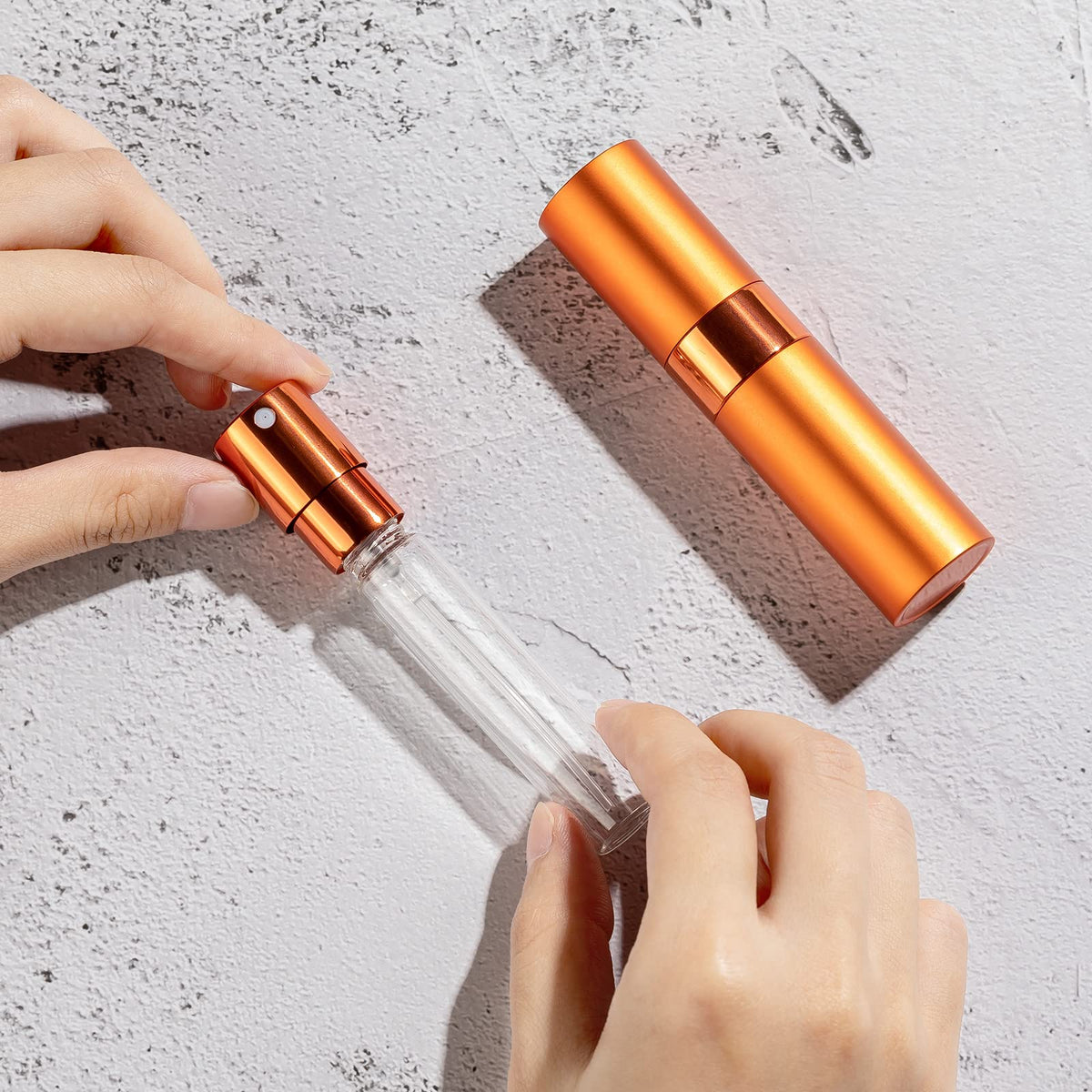 Flacon de parfum LISAPACK en aluminium léger