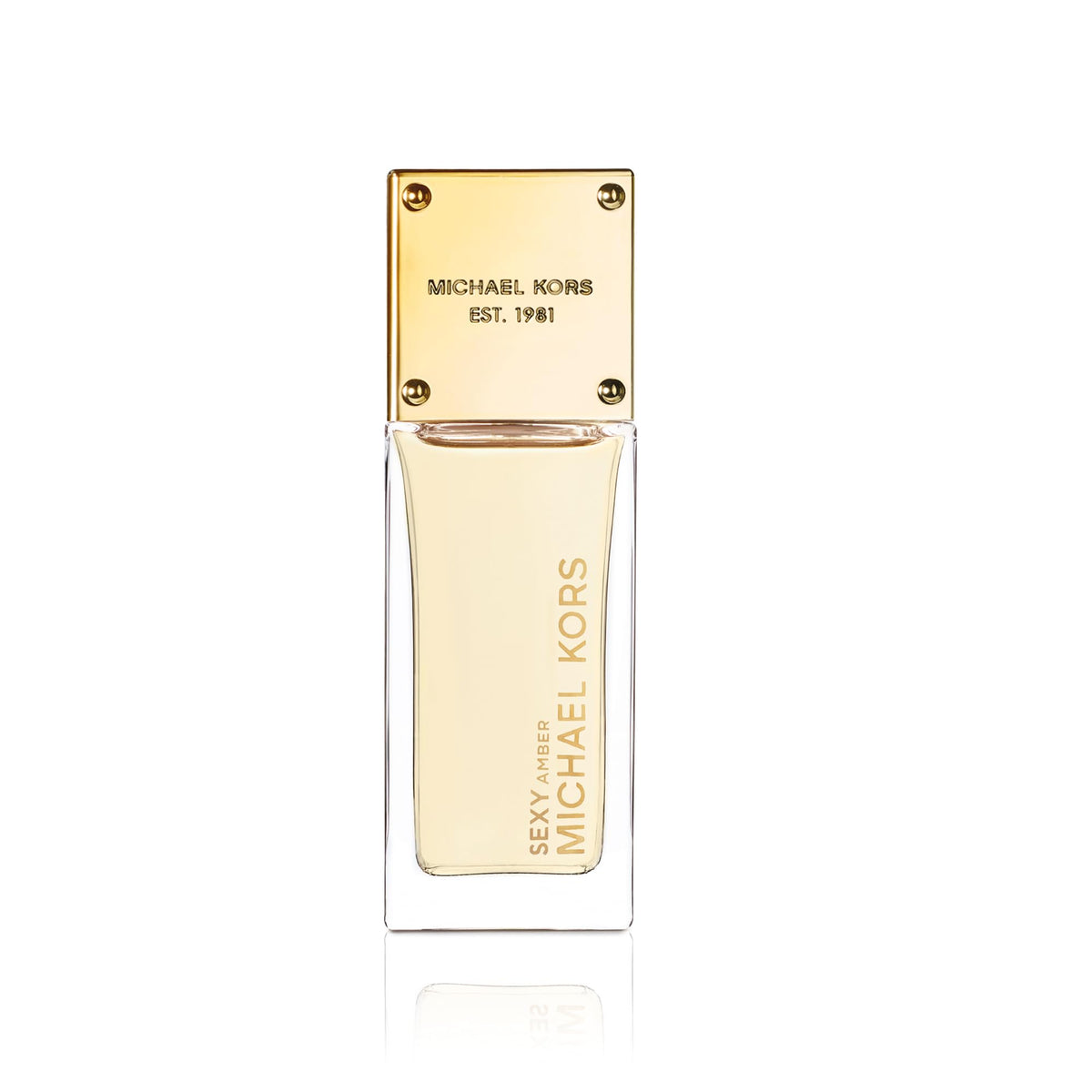 Flacon de parfum Michael Kors Sexy Amber 50 ml avec plaque dorée