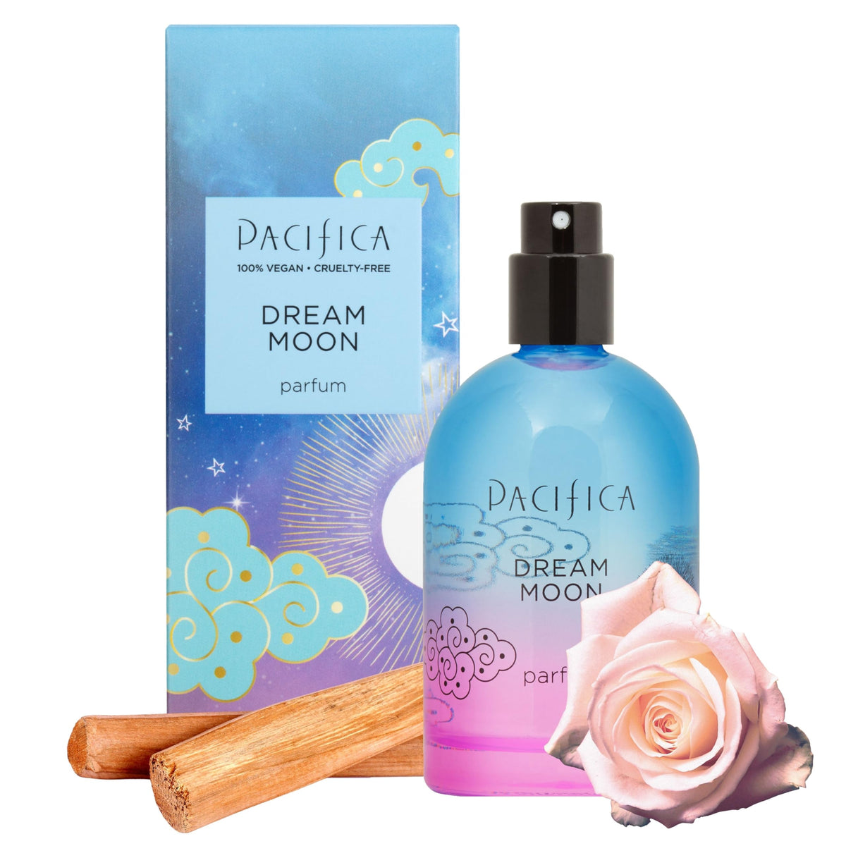 Flacon de parfum Pacifica Dream Moon 2 oz avec atomiseur