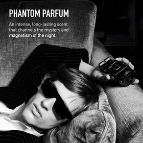 Flacon de parfum Rabanne Phantom avec étiquette visible