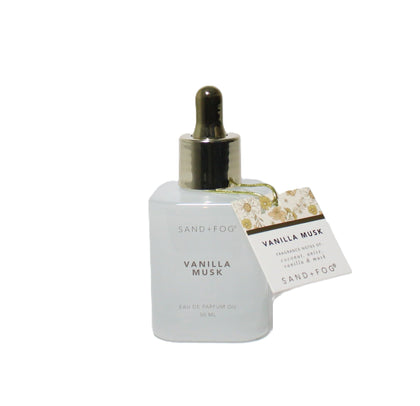 Flacon de parfum Sand + Fog Vanille Musc 50 ml vue de face