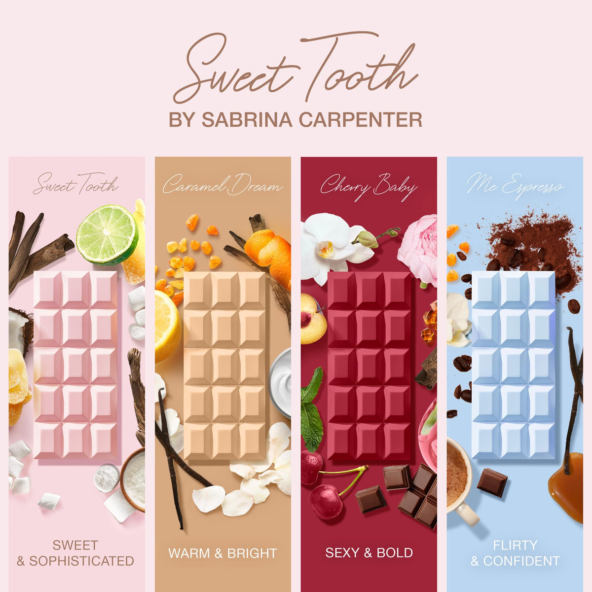 Flacon de parfum SCENT BEAUTY Sweet Tooth Me Espresso 30 ml en situation de voyage