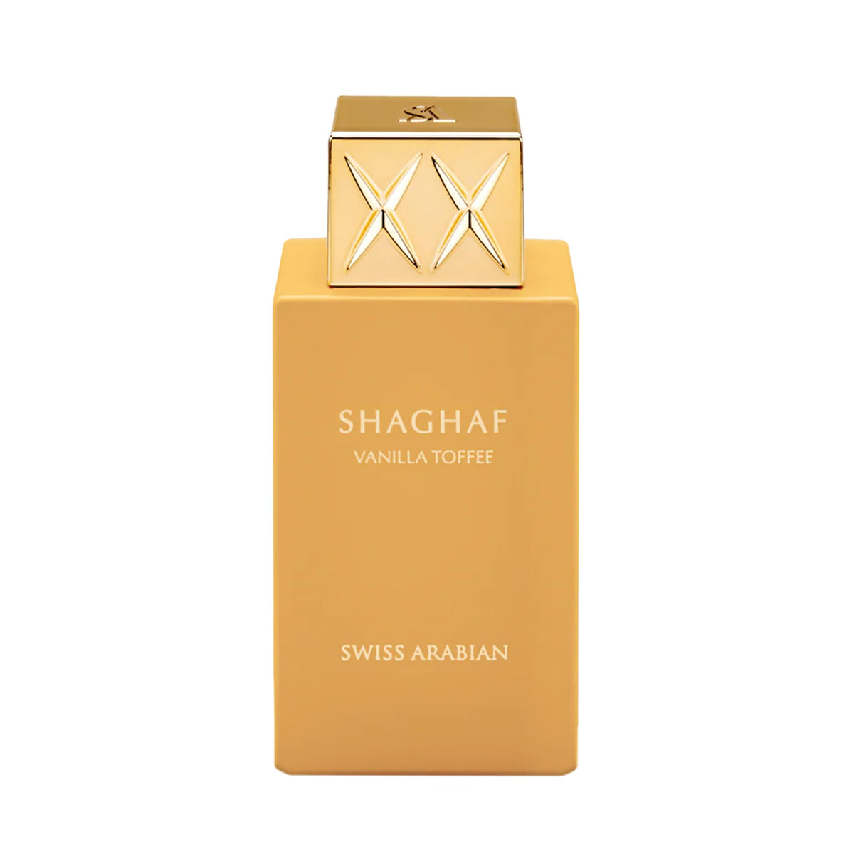 Flacon de parfum Shaghaf Vanilla Toffee de Swiss Arabian vue avant