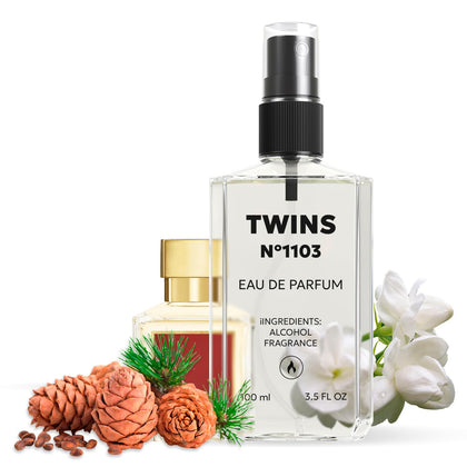 Flacon de parfum TWINS PARFUM 100 ml vue de face