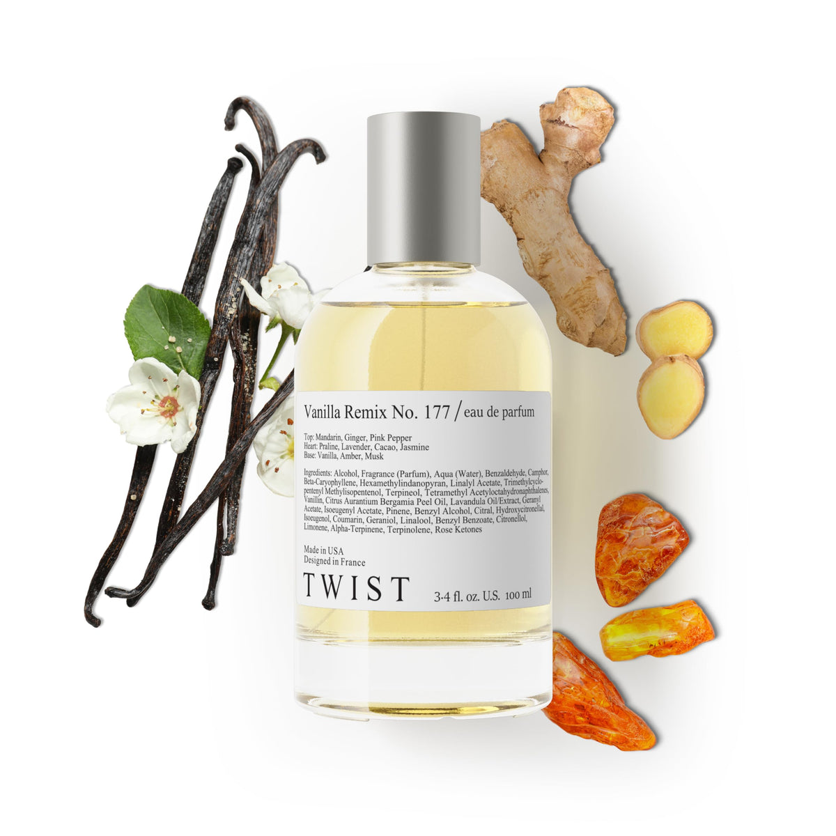 Flacon de parfum Vanilla Remix No. 177 de HOUSE OF TWIST vue avant