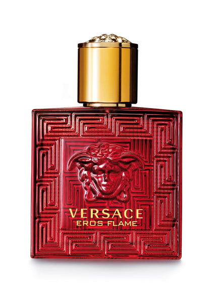 Flacon de parfum Versace Eros Flame pour Homme vue de face 50 ml