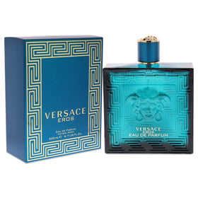 Flacon de parfum Versace Eros pour Homme 200 ml sur fond neutre
