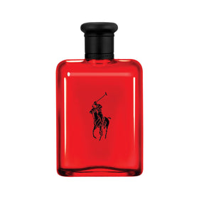 Flacon de Ralph Lauren Polo Red Eau de Toilette 200 ml avec accents noirs