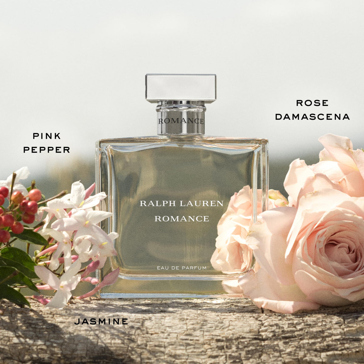 Flacon de RALPH LAUREN Romance Eau de Parfum 150 ml avec capuchon retiré