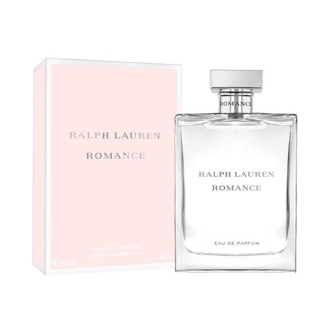 Flacon de RALPH LAUREN Romance Eau de Parfum 150 ml sur fond neutre