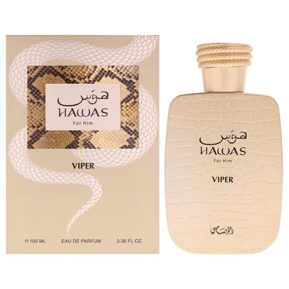Flacon de RASASI Hawas Viper Eau de Parfum 100ml vue avant avec bouchon