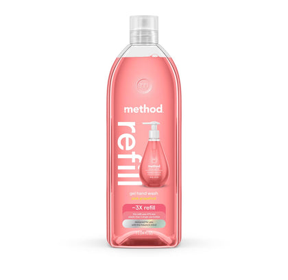 Flacon de recharge gel lavage mains Method au pamplemousse, 1L